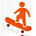 Skateboard lessons icon